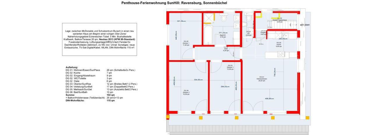 7980 Sunhill Apartementwohnung Ravensburg Eksteriør bilde